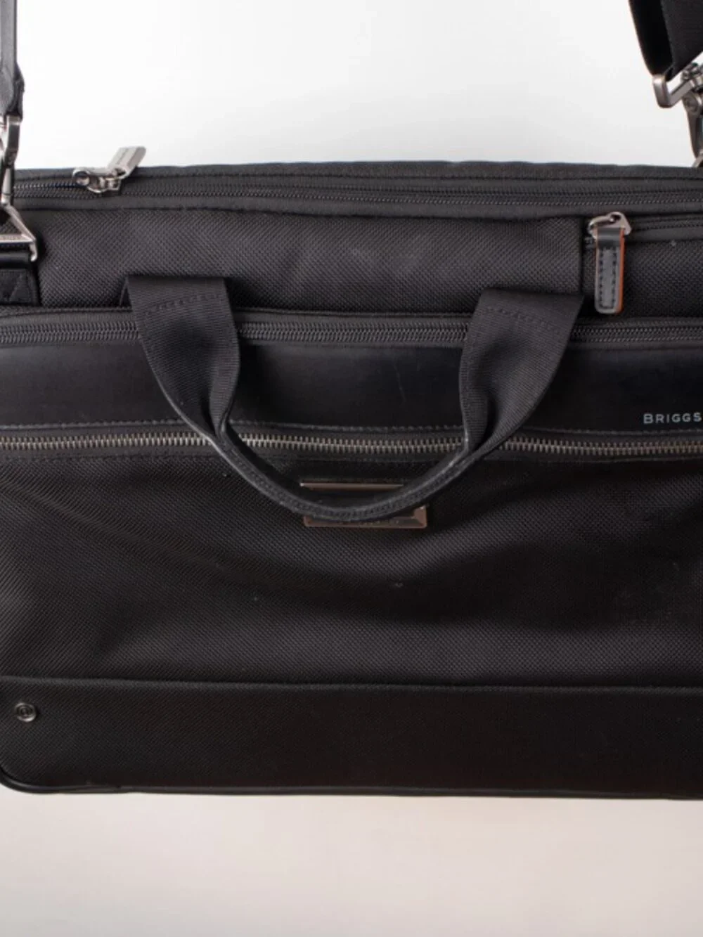 Briggs & Riley @Work Slim Brief Black Laptop Bag Nylon 15.6
